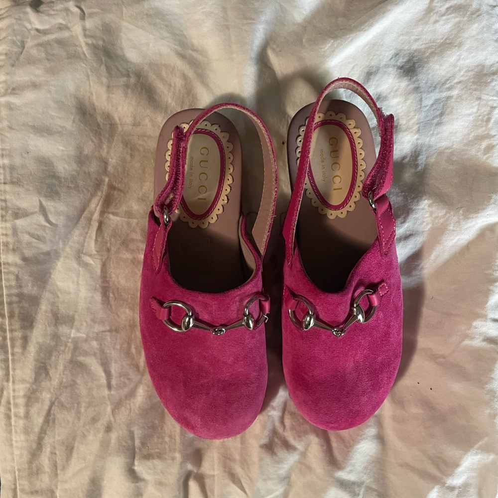 Authentic Gucci kids clogs